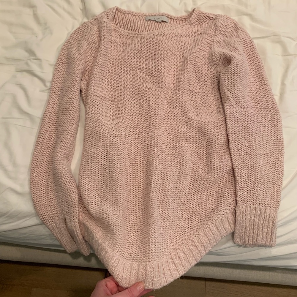 Light pink Loft sweater - size M